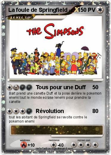Pokemon La foule de Springfield