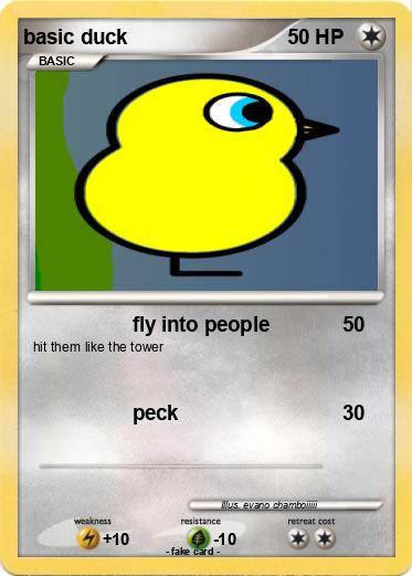 Pokemon basic duck