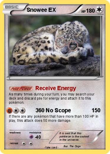 Pokemon Snowee EX