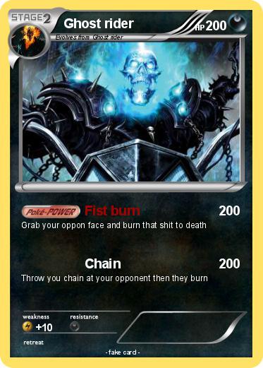 Pokemon Ghost rider