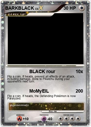 Pokemon BARKBLACK