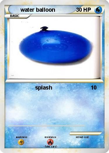 Pokemon water balloon