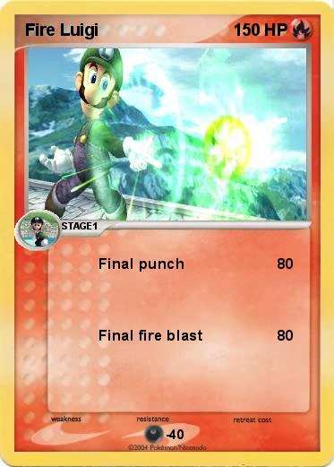 Pokemon Fire Luigi 