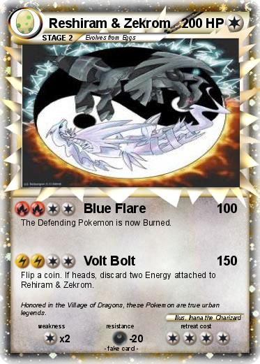 Pokemon Reshiram & Zekrom