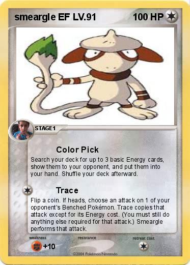 Pokemon smeargle EF LV.91