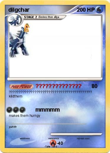 Pokemon dilgchar