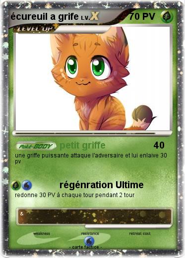 Pokemon écureuil a grife