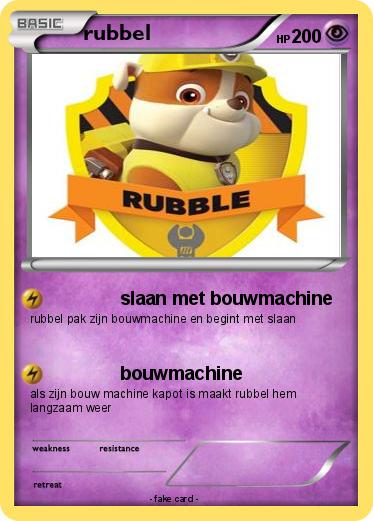 Pokemon rubbel