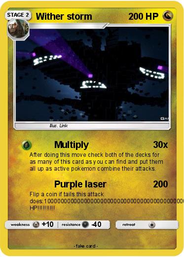 Pokemon Wither storm