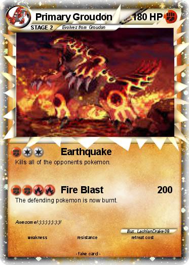 Pokemon Primary Groudon