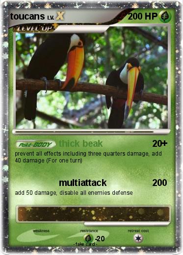Pokemon toucans