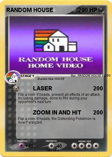 Pokemon RANDOM HOUSE