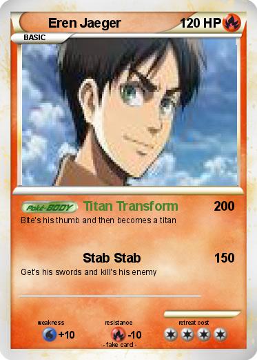 Pokemon Eren Jaeger