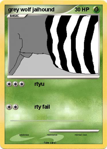 Pokemon grey wolf jaihound