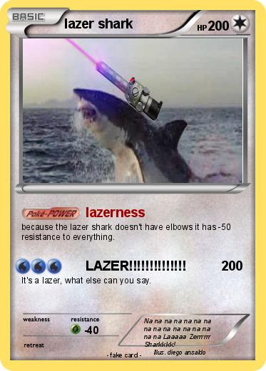 Pokemon lazer shark
