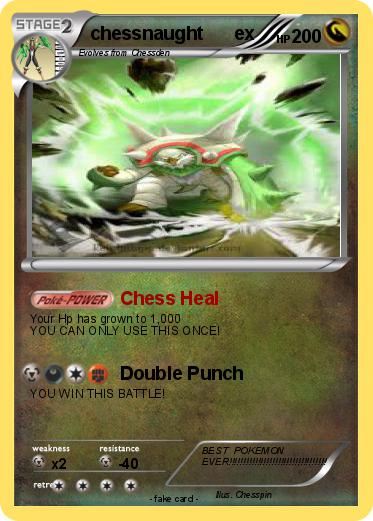 Pokemon chessnaught      ex
