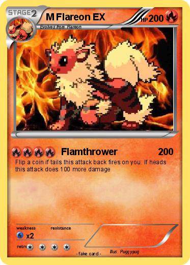 Pokemon M Flareon EX