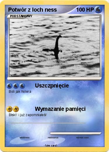 Pokemon Potwór z loch ness