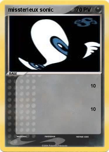 Pokemon missterieux sonic