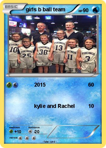 Pokemon girls b ball team