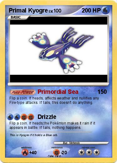 Pokemon Primal Kyogre