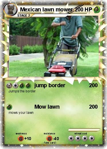 Pokemon Mexican lawn mower