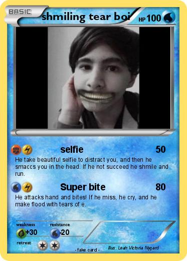 Pokemon shmiling tear boi