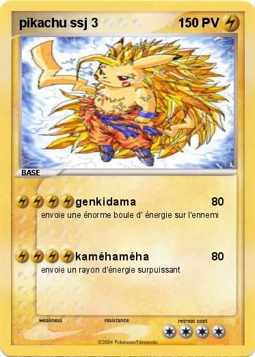 Pokemon pikachu ssj 3