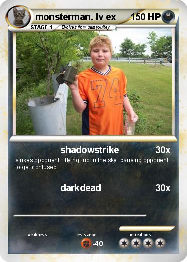 Pokemon monsterman. lv ex