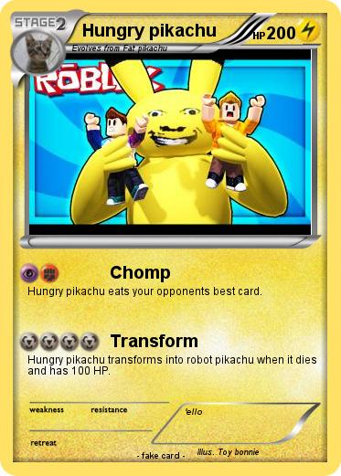 Pokemon Hungry pikachu