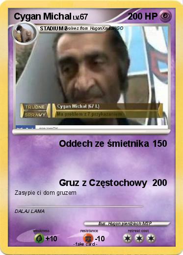 Pokemon Cygan Michal