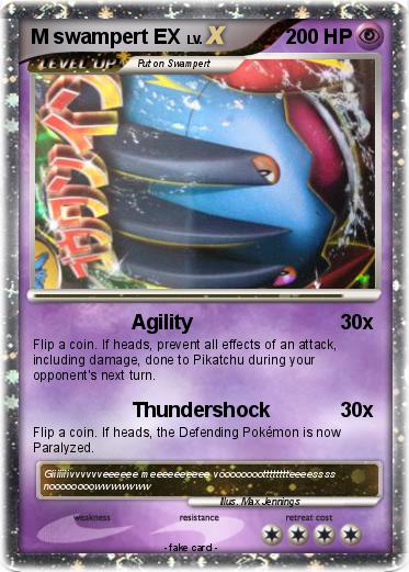 Pokemon M swampert EX