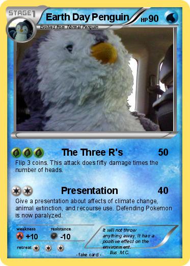Pokemon Earth Day Penguin