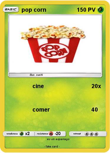 Pokemon pop corn