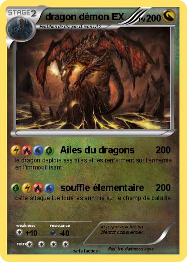 Pokemon dragon démon EX