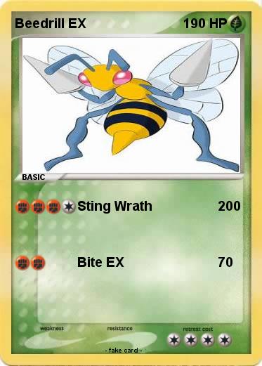 Pokemon Beedrill EX