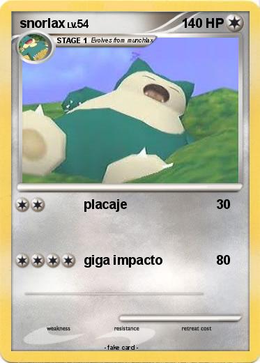 Pokemon snorlax