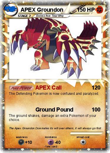 Pokemon APEX Groundon