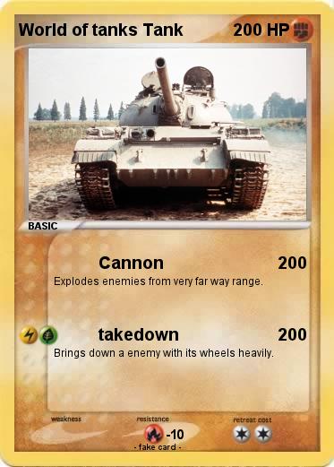 Pokemon World of tanks Tank