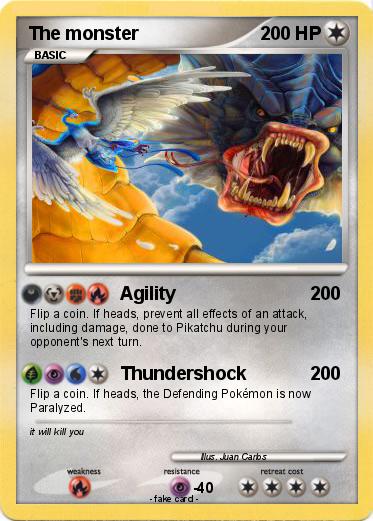 Pokemon The monster