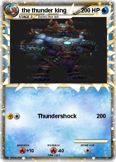 Pokemon the thunder king