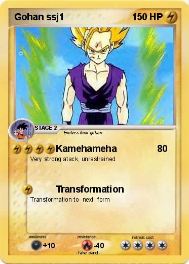 Pokemon Gohan ssj1