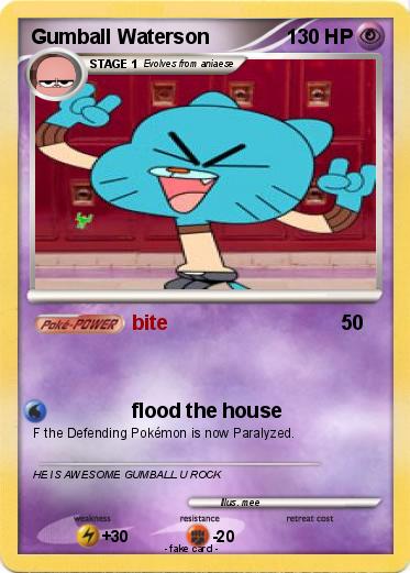 Pokemon Gumball Waterson