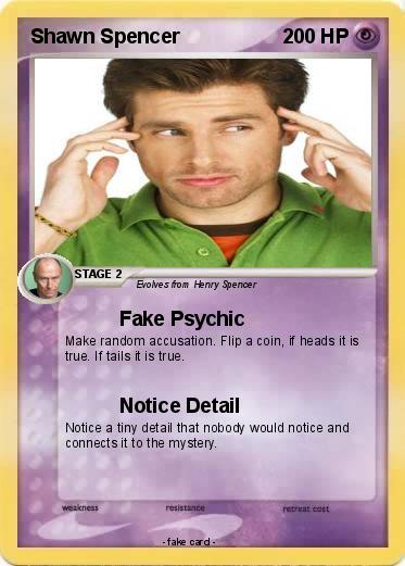 Pokemon Shawn Spencer
