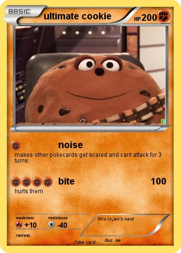 Pokemon ultimate cookie