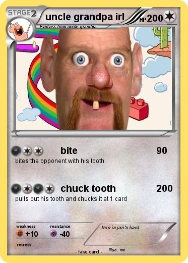 Pokemon uncle grandpa irl