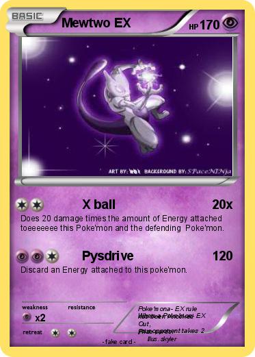 Pokemon Mewtwo EX