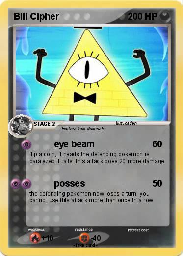 Pokemon Bill Cipher