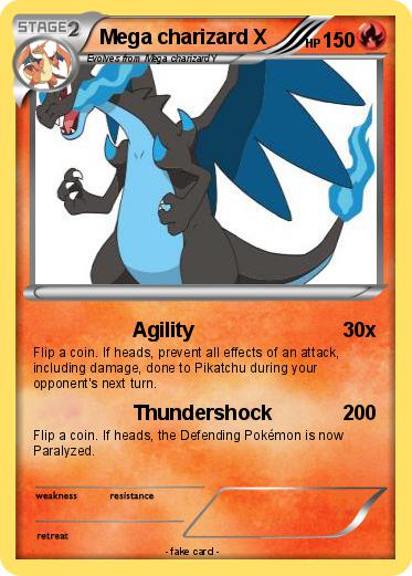 Pokemon Mega charizard X