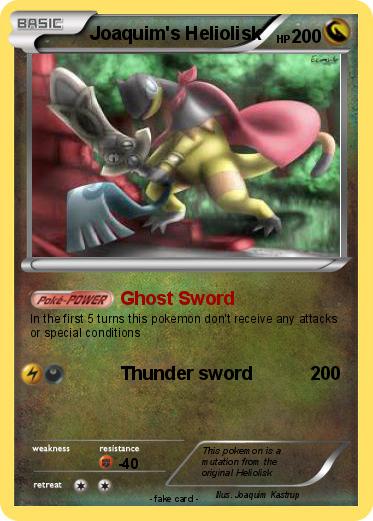 Pokemon Joaquim's Heliolisk